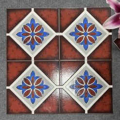 Gạch ốp lát trang trí Trung Quốc hoa giả cổ đỏ HA 32435