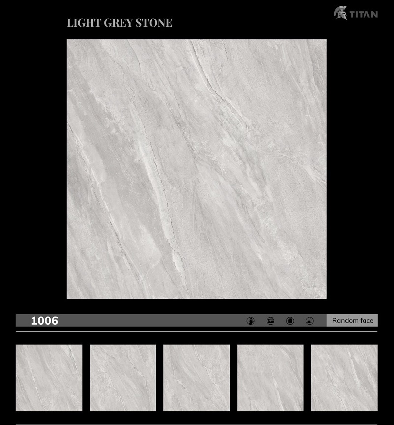 Gạch ốp lát 100x100 cm Catalan vân đá ghi nhat 1006