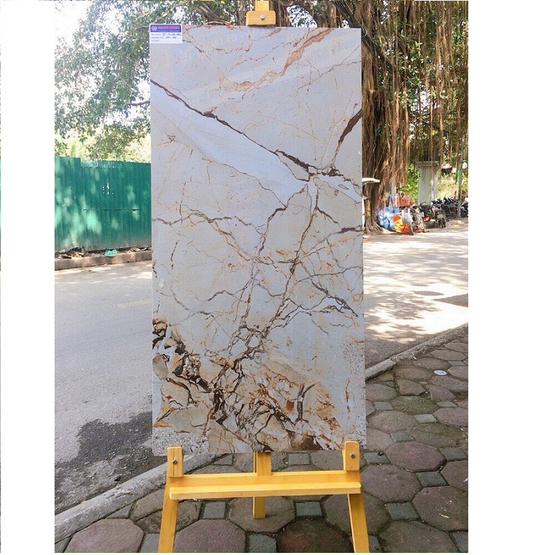 Gạch nhập khẩu Ấn Độ 60x120cm vân đá vàng HM660 1 Gạch nhập khẩu Ấn Độ 60x120cm vân đá vàng HM660