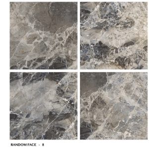 Gạch nhập khẩu Ấn Độ 80x80cm vân đá xám nâu HM132