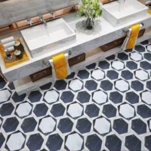 Gạch bông men lục giác nhập khẩu kích thước 260*300mm 260013