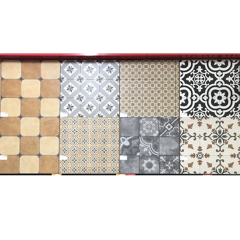 168caf586b78a326fa69 Gạch bông 20×20 cm trang trí Royal vàng kem 2218