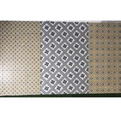 Gạch bông 20×20 cm trang trí vàng đậm Royal 2216