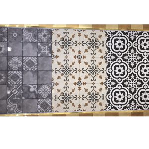 Gạch bông 20×20 cm trang trí vàng đậm Royal 2216
