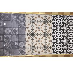 Gạch bông 20×20 cm trang trí Royal vàng kem 2218