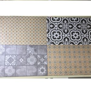 Gạch bông 20×20 cm trang trí vàng đậm Royal 2216
