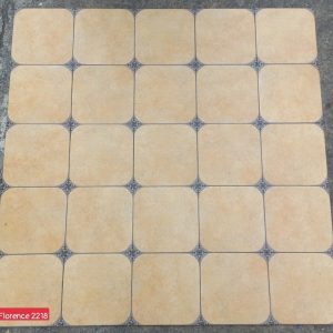 Gạch bông 20x20 cm trang trí Royal vàng kem 2218