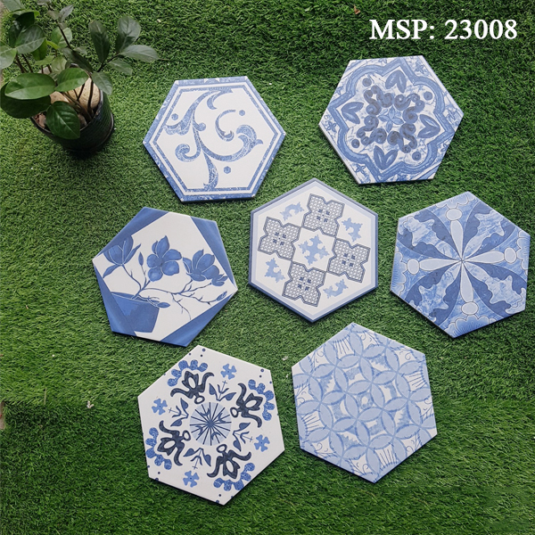 Gạch bông lát nền trang trí Trung Quốc 23008