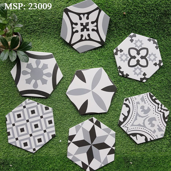 Gạch bông lát nền trang trí Trung Quốc 23009 1