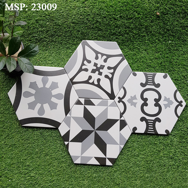 Gạch bông lát nền trang trí Trung Quốc 23009 3