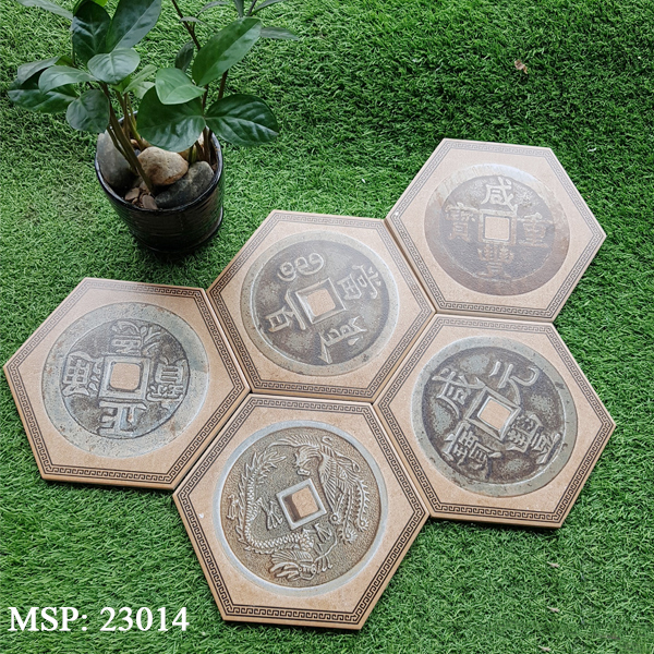 Gạch bông trang trí Trung Quốc 23014 1