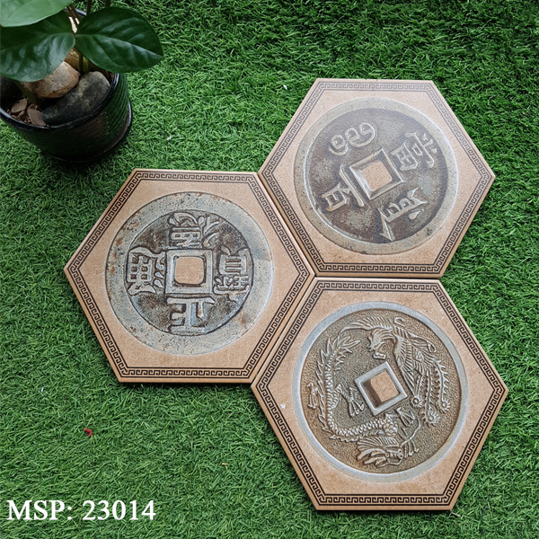 Gạch bông trang trí Trung Quốc 23014 5