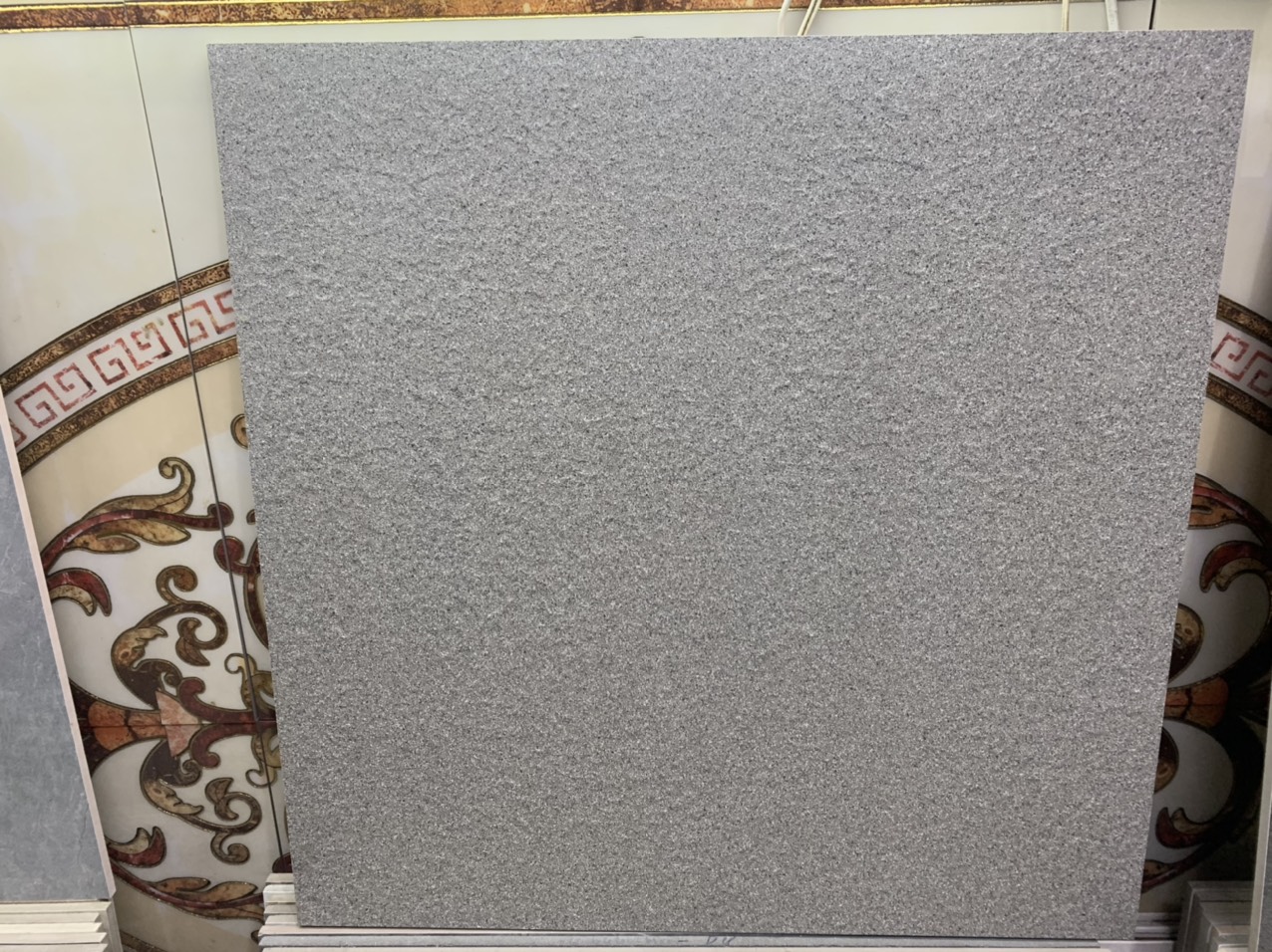 Gạch lát nền màu ghi sần 60x60 Hoàn mỹ 3340 2 Gạch lát nền màu ghi sần 60x60 Hoàn mỹ 3340 1