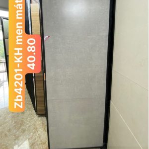 Gạch nhập khẩu Trung Quốc 40x80 vân đá loang ghi HM4201