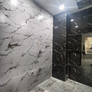 Gạch nhập khẩu Ấn Độ 60x120cm trắng vân mây I545