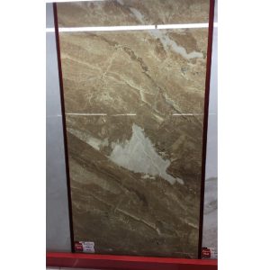 Gạch lát nền ốp tường Ý Mỹ 600x1200 vân đá nâu vàng P6128002