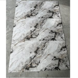 Gạch nhập khẩu Ấn Độ 60x120cm vân khói nâu vàng đen 12205