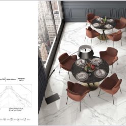 Gạch ốp lát 100x100cm Ấn Độ trắng khói HM892