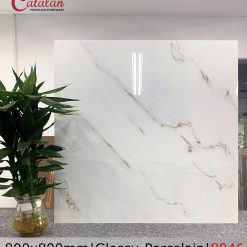 Gạch lát nền Catalan 80x80 khói vàng 8046