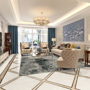 Gạch ốp lát men mờ granito xám nhạt Đồng Tâm 80×80 GRANITE 8080ROME005-H+