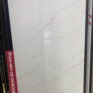 Gạch nhập khẩu Trung Quốc 40x80 trắng khói HM8208