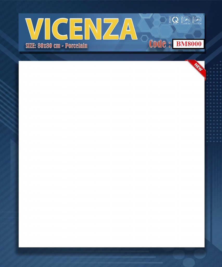 Gạch lát nền,ốp tường 80x80cm màu trắng Vicenza 8000 2 Gạch lát nền,ốp tường 80x80cm màu trắng Vicenza 8000 1