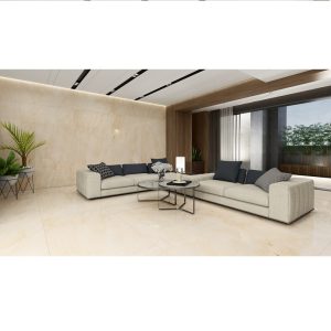 Gạch nhập khẩu Ấn Độ 80x160cm vân đá vàng kem Daina Classic