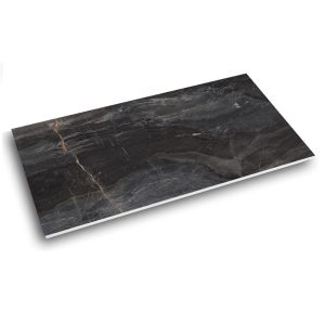 Gạch nhập khẩu Ấn Độ 80x160cm vân đá đen ghi Dorato Black