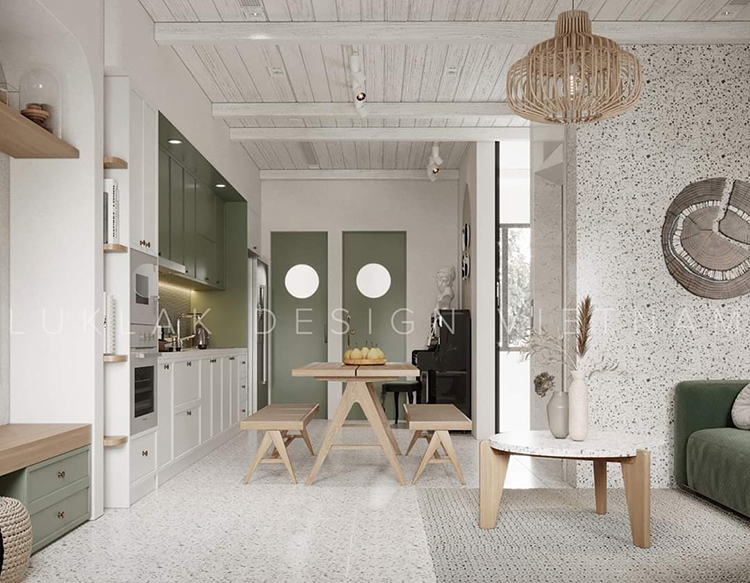 Gạch lát nền giả Terrazzo 600x600x9.5mm 6928 1 Gạch lát nền giả Terrazzo 600x600x9.5mm 6928