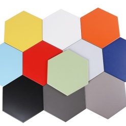 Gạch lục giác trang trí màu xanh da trời 23204