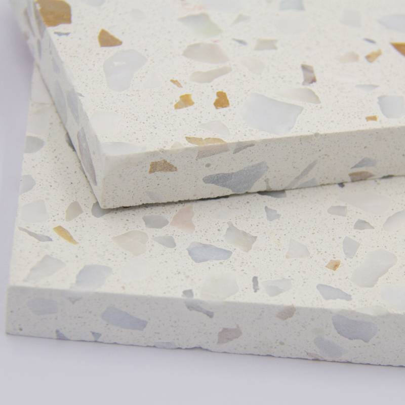 Gạch ốp lát Terrazzo kích thước 600x600xmm màu xanh JX1214.1 Gạch ốp lát Terrazzo kích thước 600x600mm màu trắng JX1214