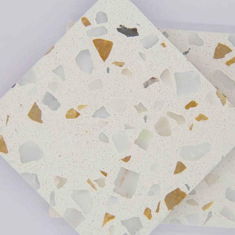 Gạch ốp lát Terrazzo kích thước 600x600mm màu trắng JX1214