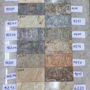 Gạch thẻ ốp tường nhập khẩu các màu 10x20cm HM-1020