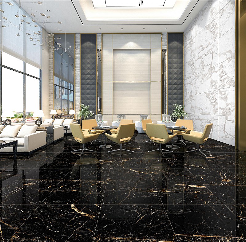 glod black Gạch nhập khẩu Ấn Độ 60×120 Golden Black