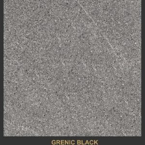 Gạch nhập khẩu Ấn Độ 80x80cm màu xám đen Grenic Black