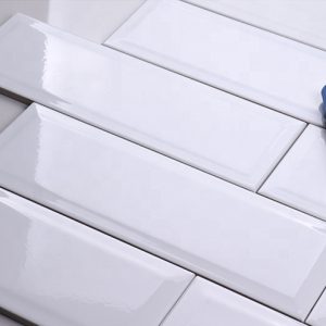 Gạch thẻ ốp tường nhập khẩu vát cạnh trắng KT 75x300mm