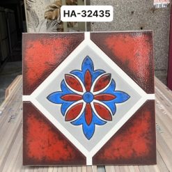 Gạch ốp lát trang trí Trung Quốc hoa giả cổ đỏ HA 31990