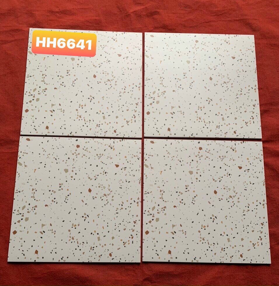 Gạch lát nền giả Terrazzo 600x600x9.5mm 6641 2 Gạch lát nền giả Terrazzo 600x600x9.5mm 6641 1