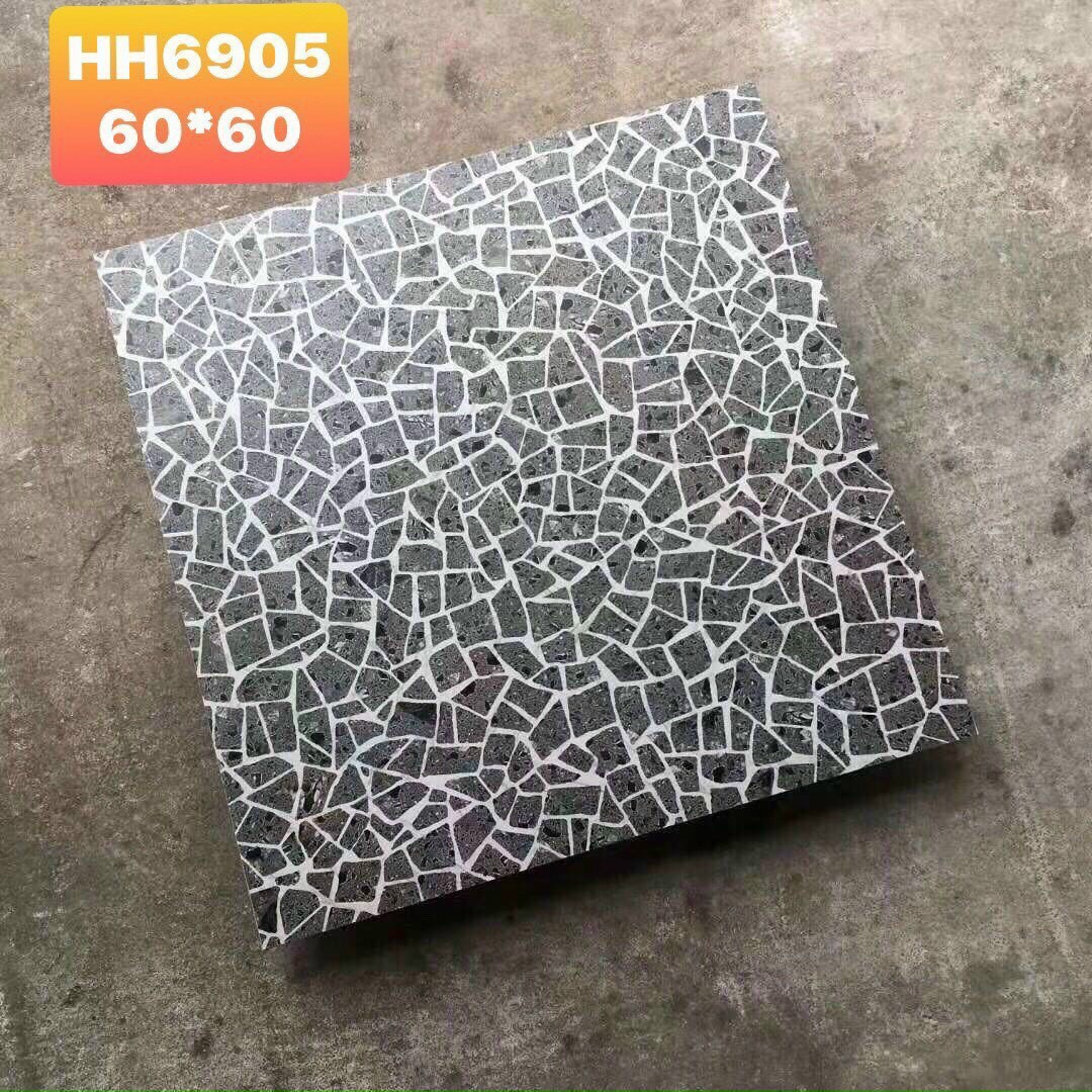 Gạch lát nền giả Terrazzo 600x600x9.5mm 6905 2 Gạch lát nền giả Terrazzo 600x600x9.5mm 6905 1