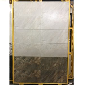 Gạch nhập khẩu Ấn Độ 40x80cm vân đá nâu đậm HM081