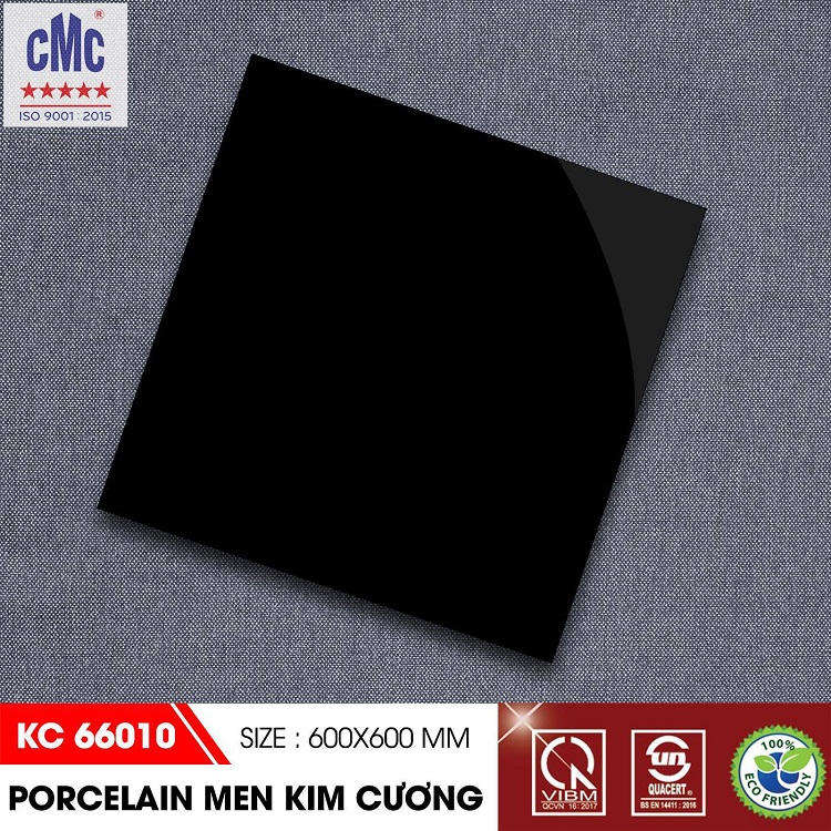 KC 66010 Gạch lát nền caro đen trắng 60×60 CMC KC 66000