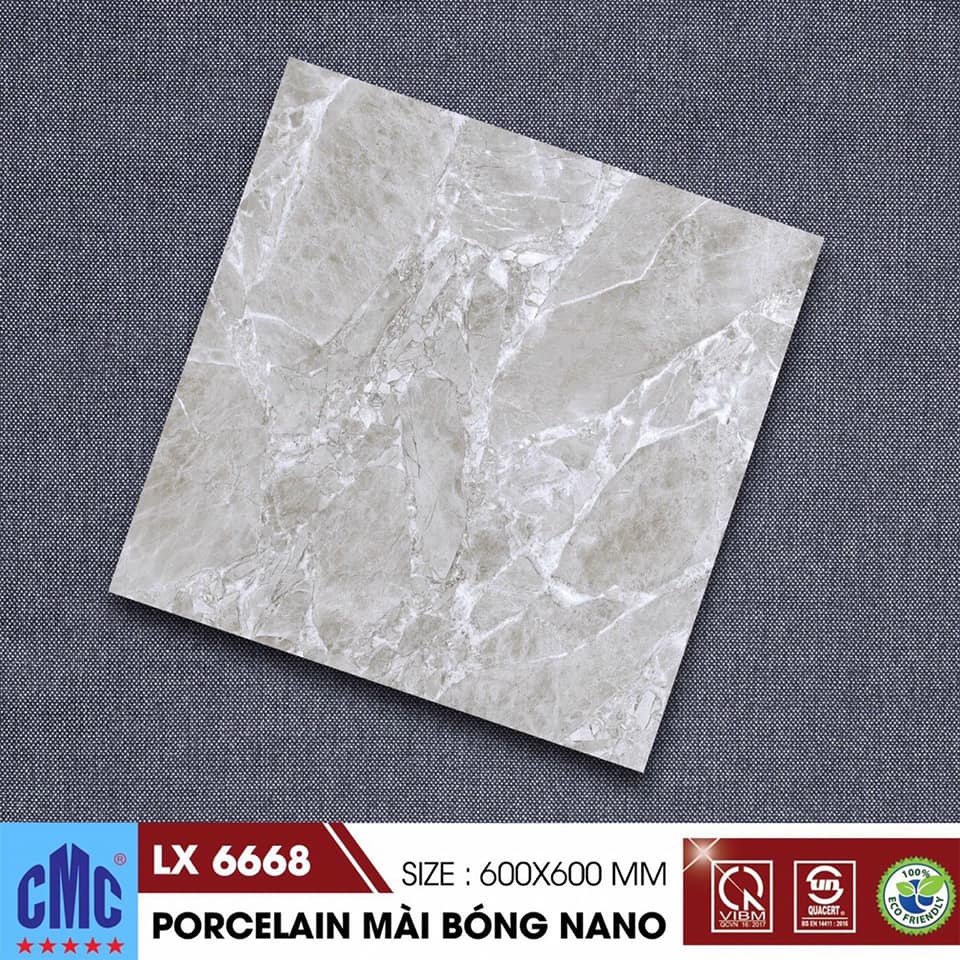 Gạch ốp lát 60x60 màu ghi vân đá CMC LX 6668 6 Gạch ốp lát 60x60 màu ghi vân đá CMC LX 6668 5