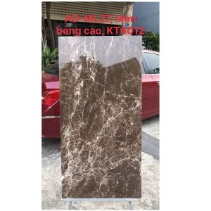 Gạch nhập khẩu Ấn Độ 60x120cm vân đá nâu HM27