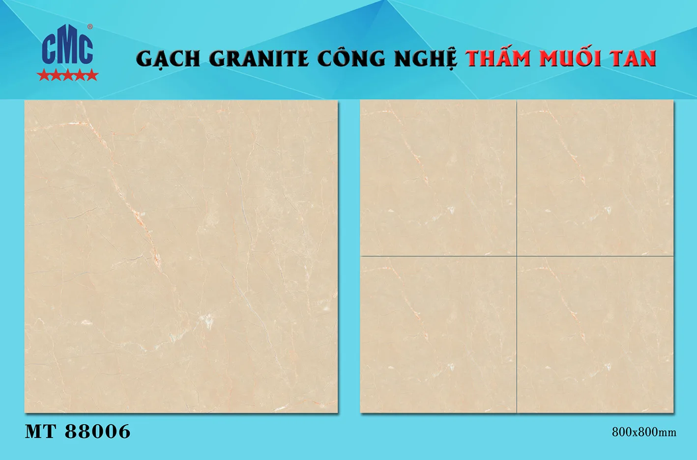 Gạch lát nền 80x80 CMC MT 88006