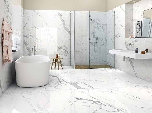SATVARIO GRAY Gạch nhập khẩu Ấn Độ 80x80cm Glossy Satvario Gray