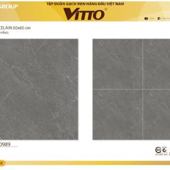 Gạch lát nền vân xi măng 60×60 Vitto 989