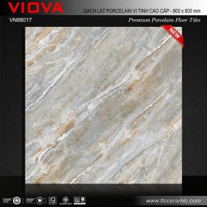 Gạch ốp lát Viova vân đá xanh 60x60cm, 80x80cm VN88017