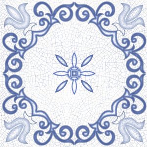Gạch trang trí hoa văn 15×15 Prime 18005