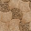 Gạch ốp lát sân vườn ngoài trời Prime 50×50 sỏi màu nâu 9395
