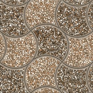 Gạch ốp lát sân vườn ngoài trời Prime 50×50 sỏi màu nâu 9397